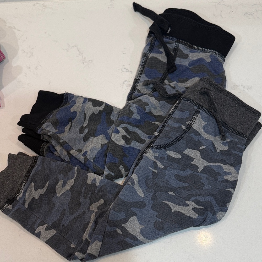 Mish mish Kids Blue Camouflage Jogger Sweatpants